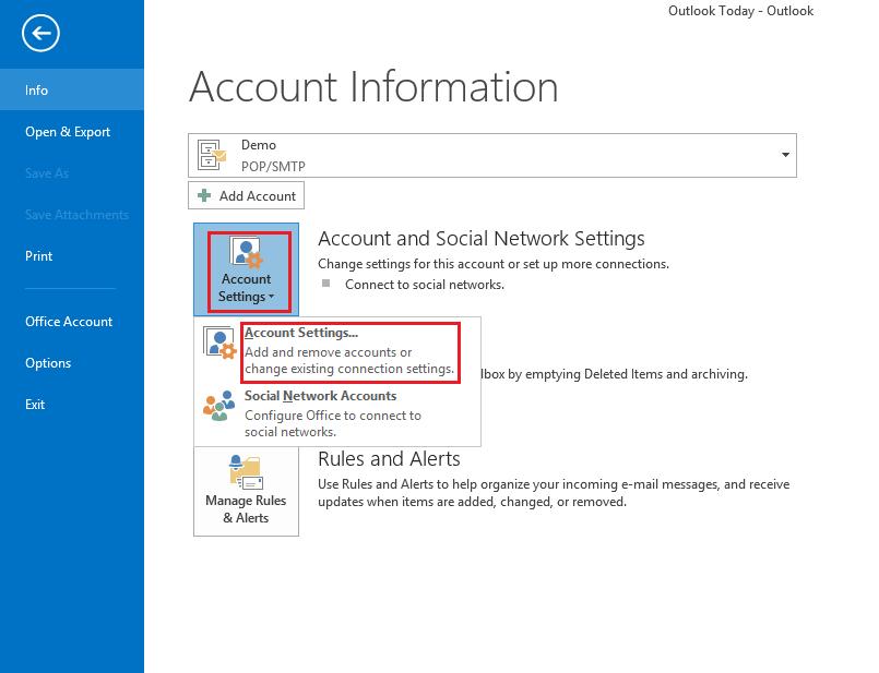 Set Your New Account as Default - Outlook Set default your new account We have created a new account means if you have an account already then now you are create an account so we want to do set this