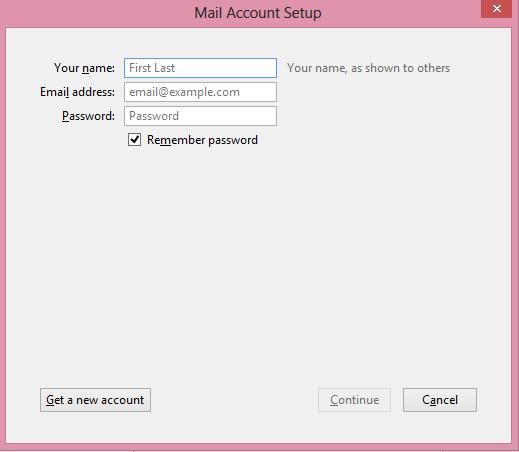 existing email tab then you will get the