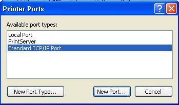 For other versions of Windows, the supplied PTP (Peer-to-Peer) Printer Port software must be installed on each computer.