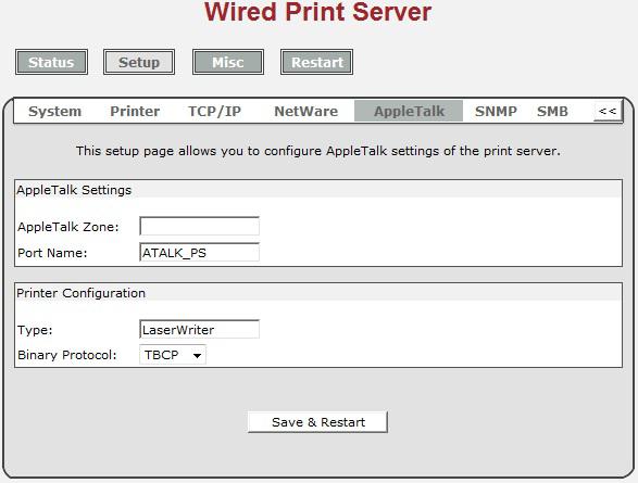 Note: Please refer to NetWare s Print Server/Services manuals for detailed PCONSOLE commands.