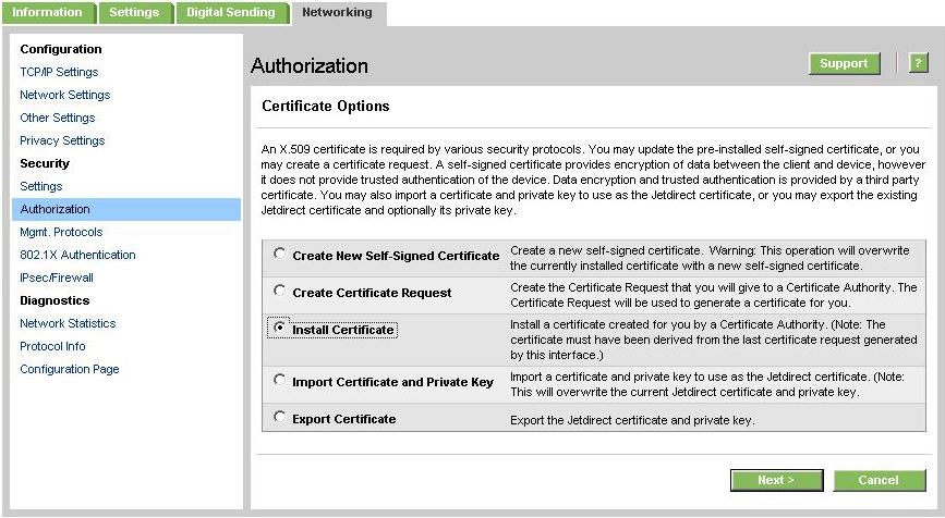 public key certificate of the CA we trust. We can setup the IAS server.