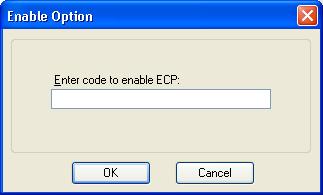 The following dialog will be displayed, showing which options are enabled. Item Option Enabled Description Name of the option. Indicates that the option is enabled in the controller.