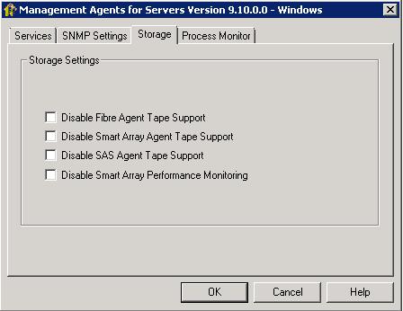 Storage tab modified by the management console. If this system is a UPS group member, mark this item to enable shutdown when commercial power fails.