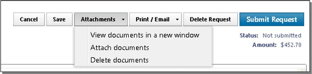 Attach a Scanned Image (Continued) 3. Select the file, and then click Open. The selected file appears in the Files Selected for uploading section of the window. 4.