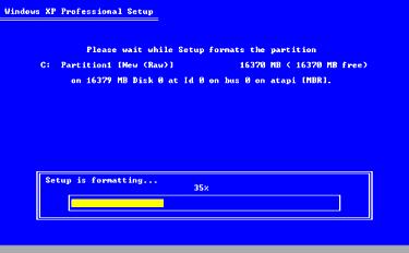 Installing Windows XP Professional 9.