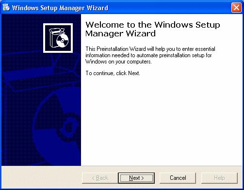 Installing Windows XP Professional 4. When you have finished, the following files will appear in the folder Figure -15 Files of DEPLOY.CAB 5. Use setupmgr.