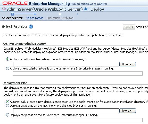 Deploying Web Services Applications Deploying Web Services Applications The following is an overview of the basic procedure for deploying a Web service application using the Oracle Enterprise Manager