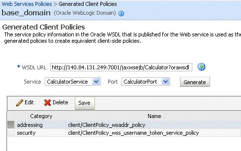 Select a generated policy from the table and click Edit. 7. In the Edit Policy page, edit the policy as necessary. 8. Click Validate to validate your changes. 9.