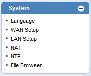 Advanced Service (Etc) 3. File Browser 1 1 File Browser You may download or upload GSM Gateway image file.