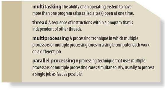 Processing Techniques for Increased Efficiency One way computers operate more
