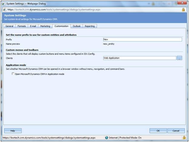 8. Importing Customizations on Microsoft Dynamics CRM 4.0 In order to import the provided customizations on Microsoft Dynamics CRM 4.0: 1. Login to Microsoft Dynamics CRM, and go to the Settings page.