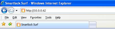 In the address bar, type the IP address of the Server PC. 4.