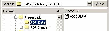 The PDP-5000 software extracts information from incoming orders into two locations as we have discussed earlier in this document. 1. PDP_Data directory 2.
