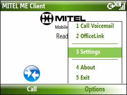 Mobile Client Handset User Guide Twin Number Answer Confirmation Direct Numbers You can change some of the ME Client Settings on your handset.