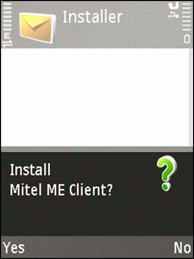 Mobile Client Handset User Guide 4. The Download Details screen appears, showing progress of the download.