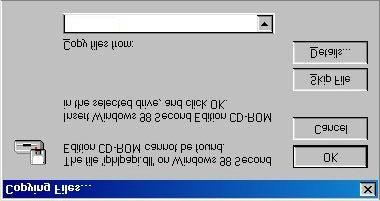 10.You will see the following screen prompting for the path of the Windows source files.