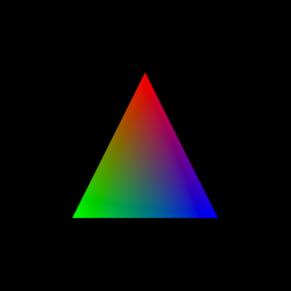 Example: colored triangle!