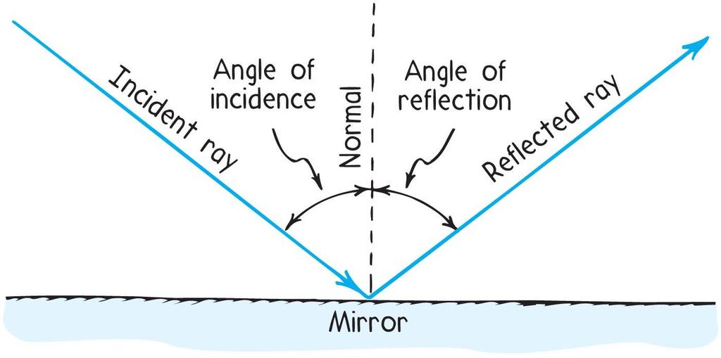 Reflection Law of reflection The angle of