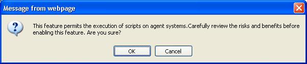 Agent based (Full featured) Install default Remedial Action EXEs on this system Deploy SCAP Deploy WinSCP Remedial Actions are scripts or executable files that can be launched at either the agent or