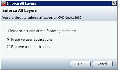 Enforcing All Layers The initial rollout flow with a transition Base Layer is as follows: a.