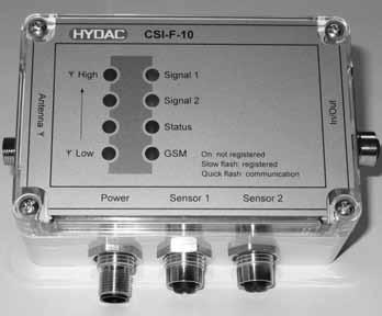 CSI-F-10 Series GSM Radio Module Fluid Condition Sensors Applications www.comoso.