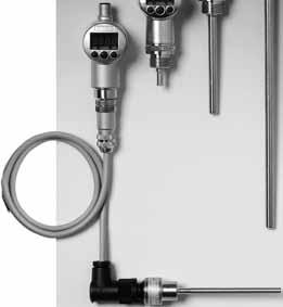 display. In the model for separate temperature probe, the measuring range is -20 to 300 F and is used primarily with the temperature probe TFP 100 which was specially developed for tank mounting.