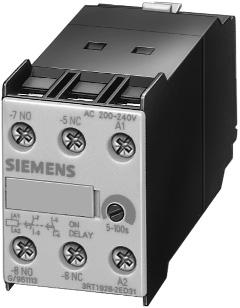 The timing relays, which are available in ONdelay and OFF-delay versions, allow timedelayed functions up to 100s in three distinct time ranges.