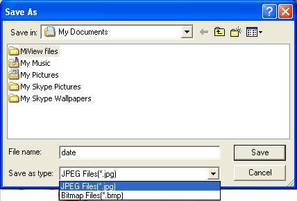 can be saved as jpg or bmp Photo or video to your specified disk. As shown below.