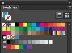 Pull down the sidebar menu and select New Swatch. When the dialog box appears, replace the color breakdown with Water Color. 9. In the document, select the water droplet you drew.