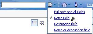 In the Application Reports folder, at the top of the screen click on