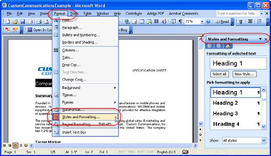Create an Accessible Microsoft Word Document You should author the original source document with accessibility in mind.