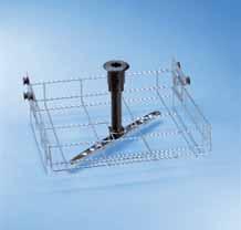 Upper Baskets: Standard & Direct Injection O 188/1 Upper Basket Recommended upper basket For various inserts Open front For use with U 874/1 Includes built-in spray arm 165 mm