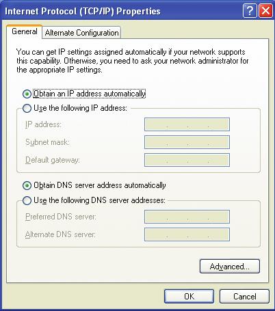 Here s how to configure the network adapter to obtain an IP address automatically for the DI-808HV