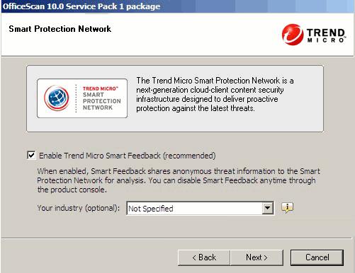 Installing and Upgrading OfficeScan Trend Micro Smart Protection Network The Trend Micro Smart Protection Network is a next-generation cloud-client content security infrastructure designed to protect