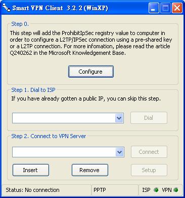 Settings in the remote host: 1. For Win98/ME, you may use "Dial-up Networking" to create the PPTP tunnel to Vigor router.
