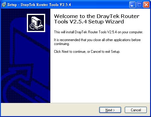 9. Double click on the icon of router tool. The setup wizard will appear. 10. Follow the onscreen instructions to install the tool. Finally, click Finish to end the installation. 11.