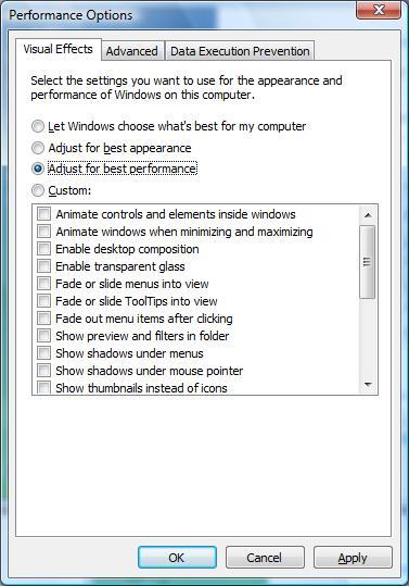 Click each of the options in the Tasks list to make adjustments to your computer s settings.