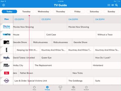 6 Using the TV Guide The TV Guide is the easiest place to find what you want to watch right now.