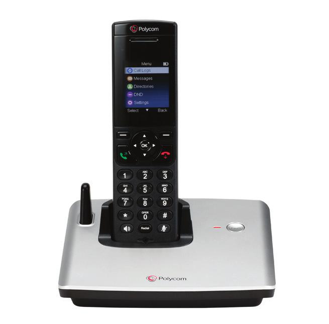 Wireless The Polycom VVX D60 Wireless Handset is a cost-effective scalable, SIP-based, on premise, mobile communications system VVX DECT solution is ideal for busy users who need to be reachable