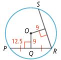 This point names the circle. Any segment with that are on a circle is called a.