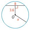 Theorem 7: In a circle, the perpendicular bisector of a chord contains the