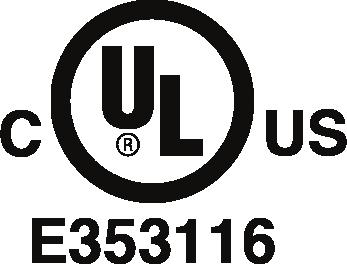 UL approved for enclosed fixtures and damp locations.