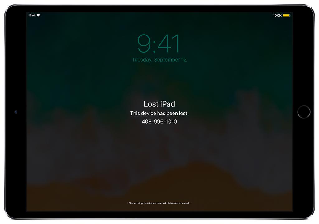 When MDM puts a missing device in Lost Mode, it locks the device, allows messages to be displayed onscreen, and determines its location. Activation Lock With ios 7.