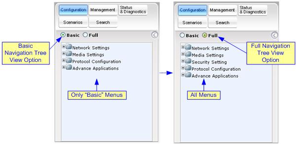 XO Communications and Microsoft Lync Figure 5-1: Web Interface Showing Basic/Full