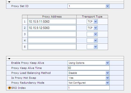 XO Communications and Microsoft Lync Figure 5-33: Proxy Set ID 2 for Lync