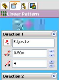 Linear Pattern For Direction 2,