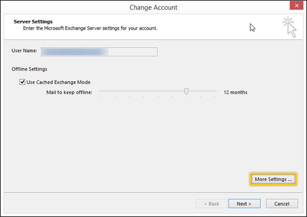 ACCESSING AN ORG OR RESOURCE ACCOUNT 4. Select the Change.