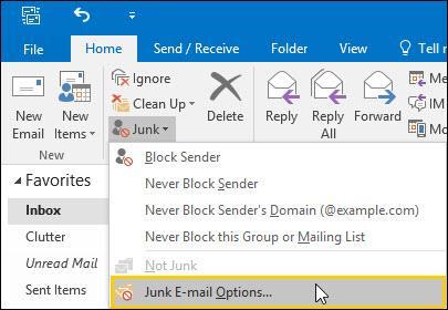 CONFIGURING JUNK EMAIL SETTINGS CONFIGURING YOUR JUNK EMAIL (SPAM) SETTINGS ITS SPAM filters emails as they cross the email server.