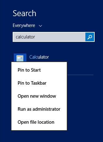 Right click the icon to view options to pin or launch the application Exercise 3 Server Manager