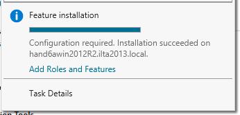 to determine when the installation completes.